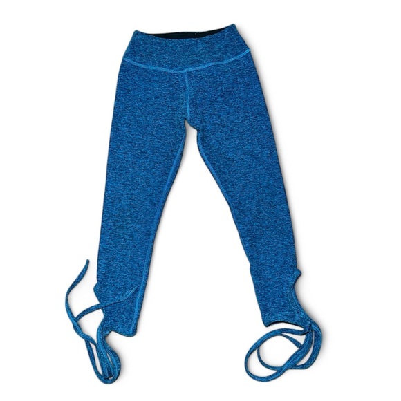 Beyond Yoga Spacedye Teal Wrap Tie Ankle Crop Leggings XS - Picture 2 of 4